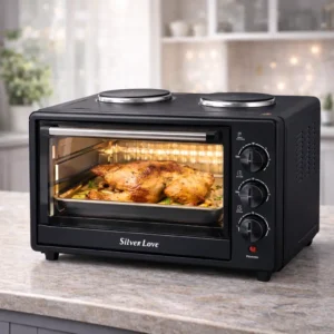Electric Oven with 2 Hot Plates