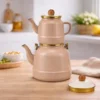 Enamel Tea Kettle Set
