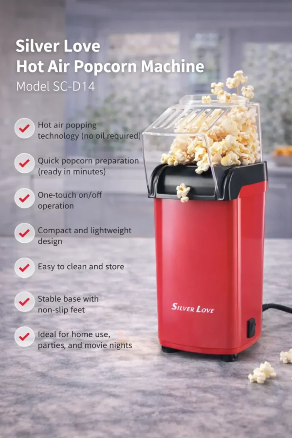 Hot Air Popcorn Machine