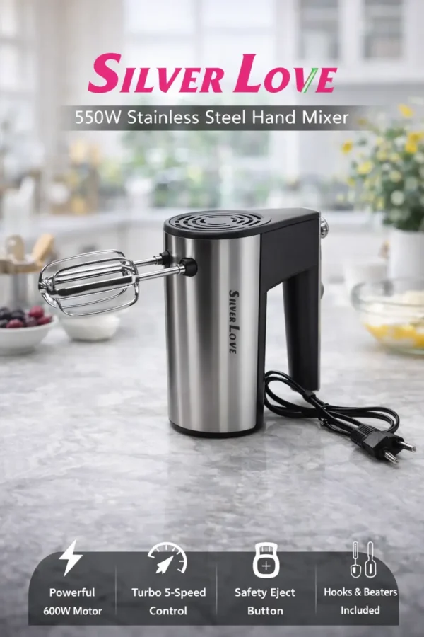 Stainless Steel Hand Mixer