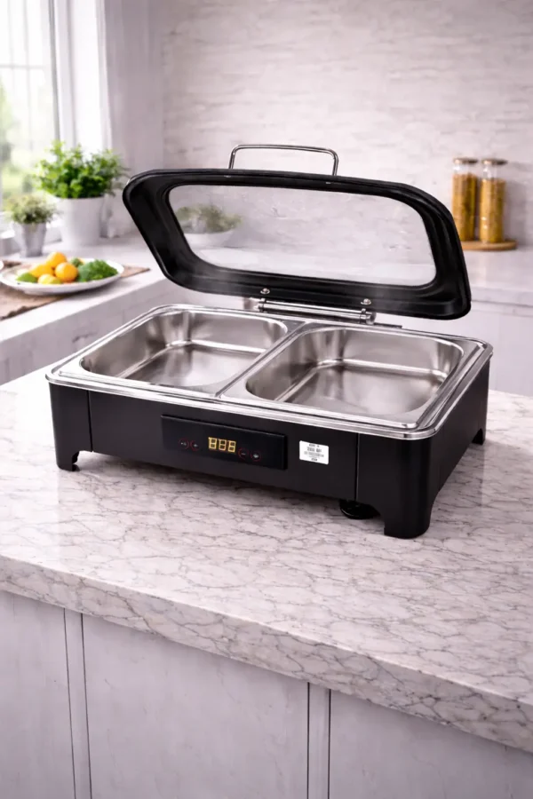 Electric Buffet Food Warmer – Double Compartment