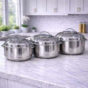 Stainless Steel Double-Deck Fresh Box with Lid