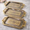 Luxury Gold Decorative Serving Tray Set