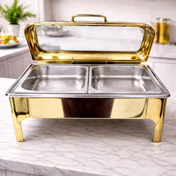 Prod_322 Gold Rectangular Chafing Dish