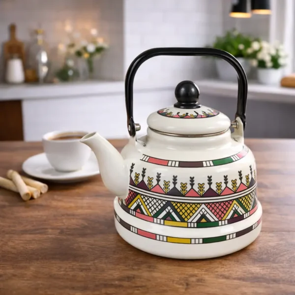Enamel Coated Tea Kettle