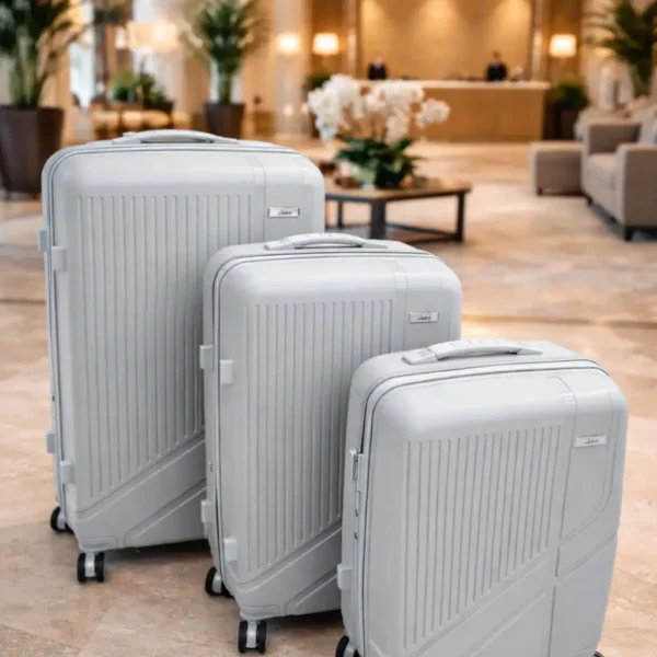 Silver Hard-Shell Suitcase