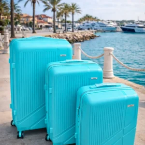 Premium Mint Travel Luggage Set