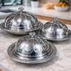 Stainless Steel Serving Dish with Dome Lid