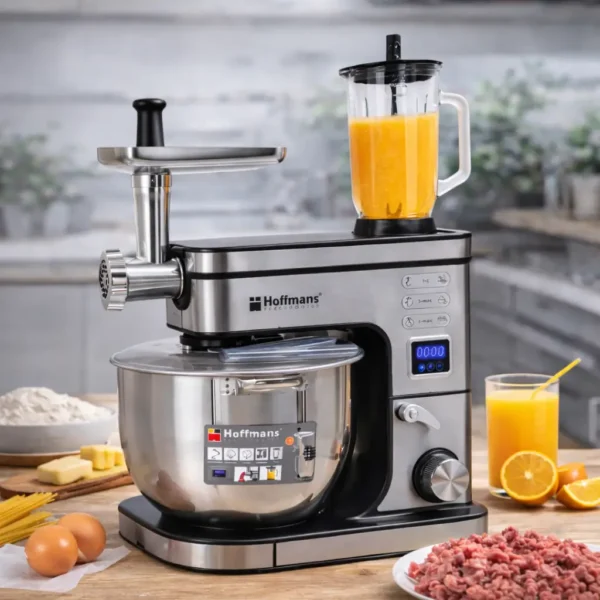 3-in-1 Stand Mixer with Meat Grinder & Blender