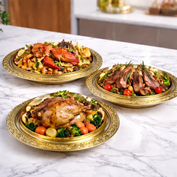 Luxury Gold Serving Dish Set