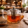 Glass Teapot with Stainless Steel Infuser