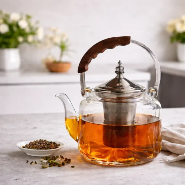 Prod_56 Heat-Resistant Glass Teapot with Stainless Steel Infuser