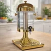 Luxury Gold Glass Beverage Dispenser with Tap