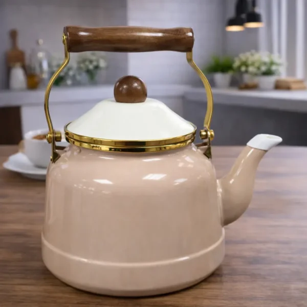 Enamel Tea Kettle Set
