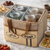 Insulated Food & Snack Organizer Bag