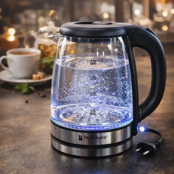 mizco.prod_58 Hoffmans Glass Electric Kettle 2.0L with LED Light