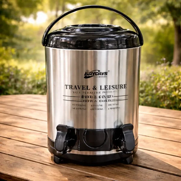 DayDays 9.5L Stainless Steel Hot & Cold Water Jug