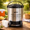 DayDays 9.5L Stainless Steel Hot & Cold Water Jug